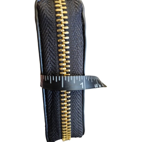 New Michael Kors Large Flat Multifunction Phone Case Wristlet Blk Glitter Wallet - Picture 8 of 16